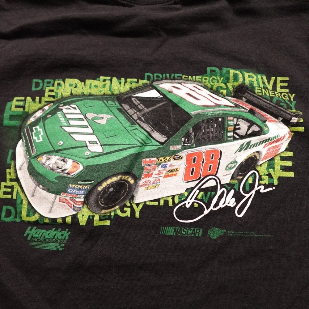 Dale Earnhardt Jr T Shirt Men XXL Green Amp Energy Nascar Winners Circle 2008